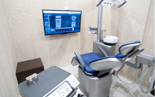 完全個室の診療室